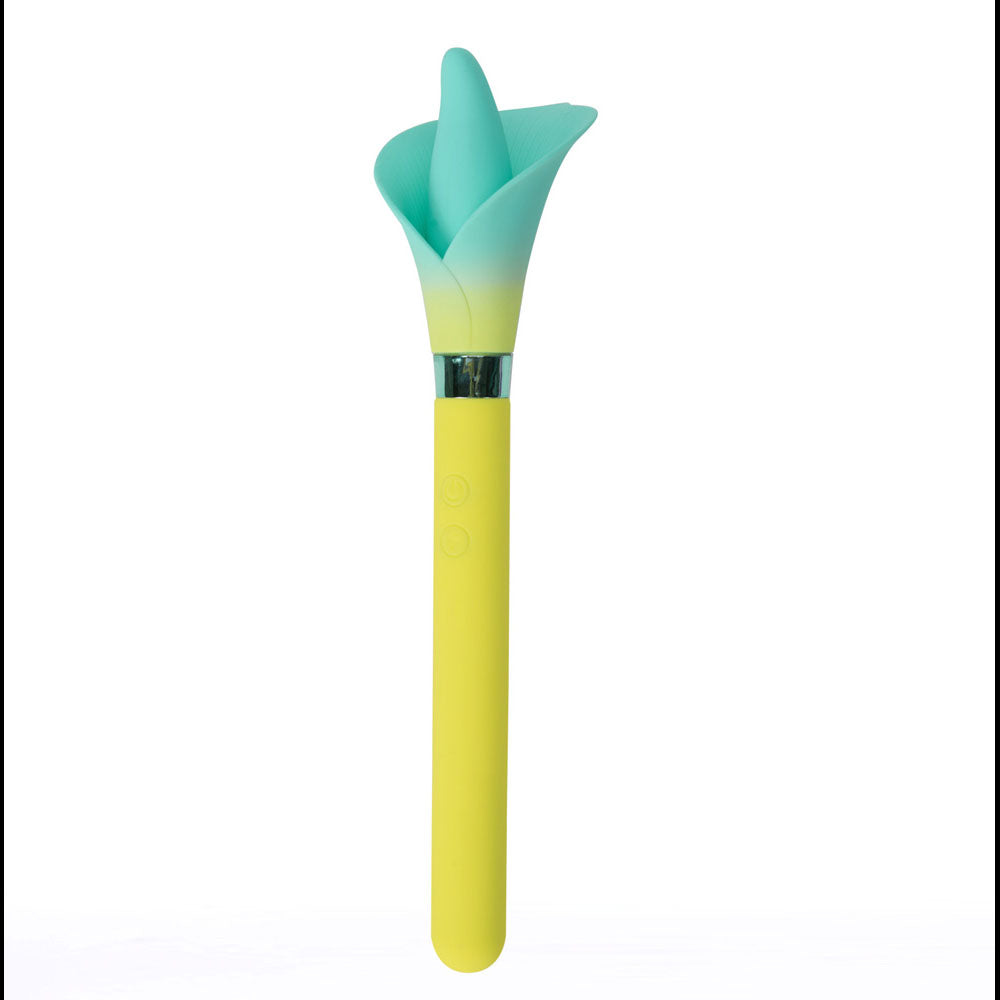 Maia Toys | Maia VALA - Yellow/Green 22.2cm Flower Vibrator