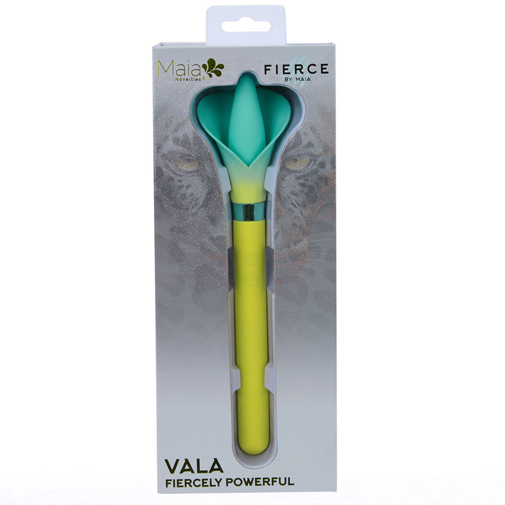 Maia Toys | Maia VALA - Yellow/Green 22.2cm Flower Vibrator