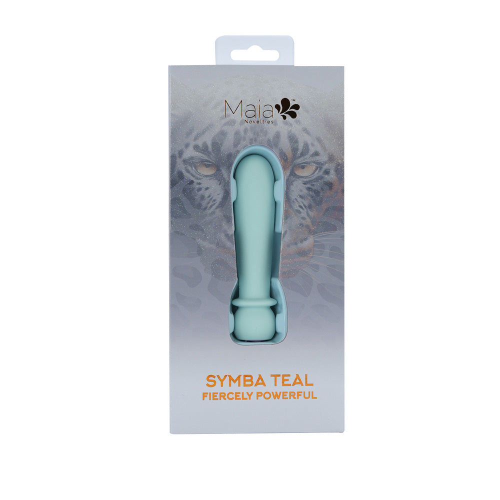 Maia Toys | Maia SYMBA - Teal 10.8cm USB Rechargeable Powerful Bullet