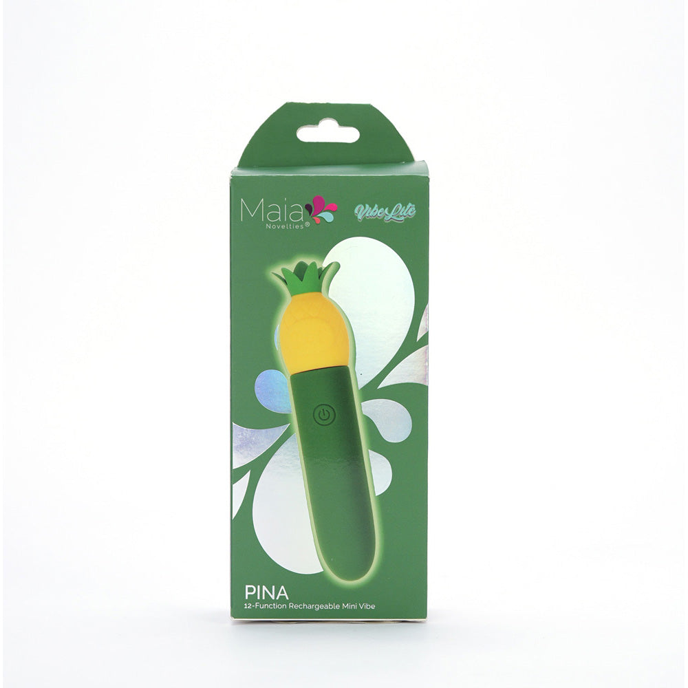 Maia Toys | Maia PINA - Green/Yellow 11.1cm USB Rechargeable Bullet