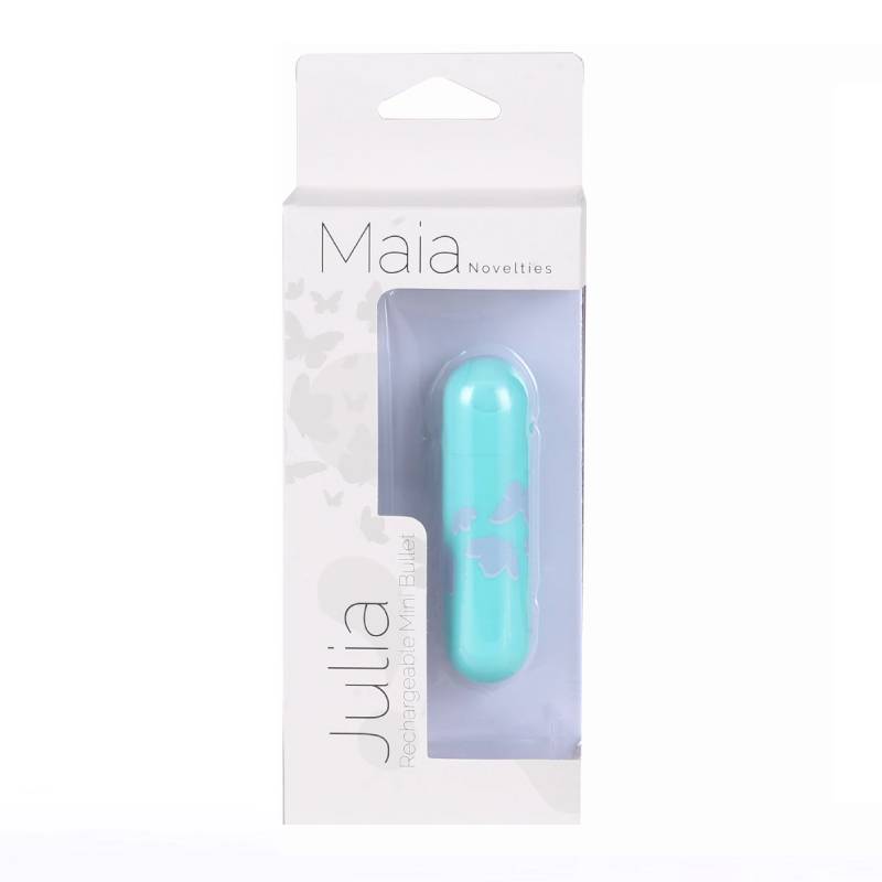 Maia Toys | Maia Julia - Teal 7.6cm USB Rechargeable Bullet