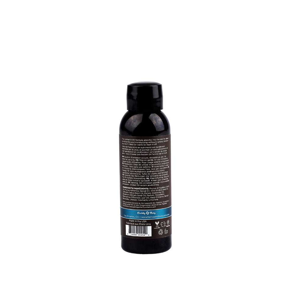 Earthly Body Hemp Seed Massage & Body Oil Moroccan Nights (Earthy & Spicy-Sensual) 60ml