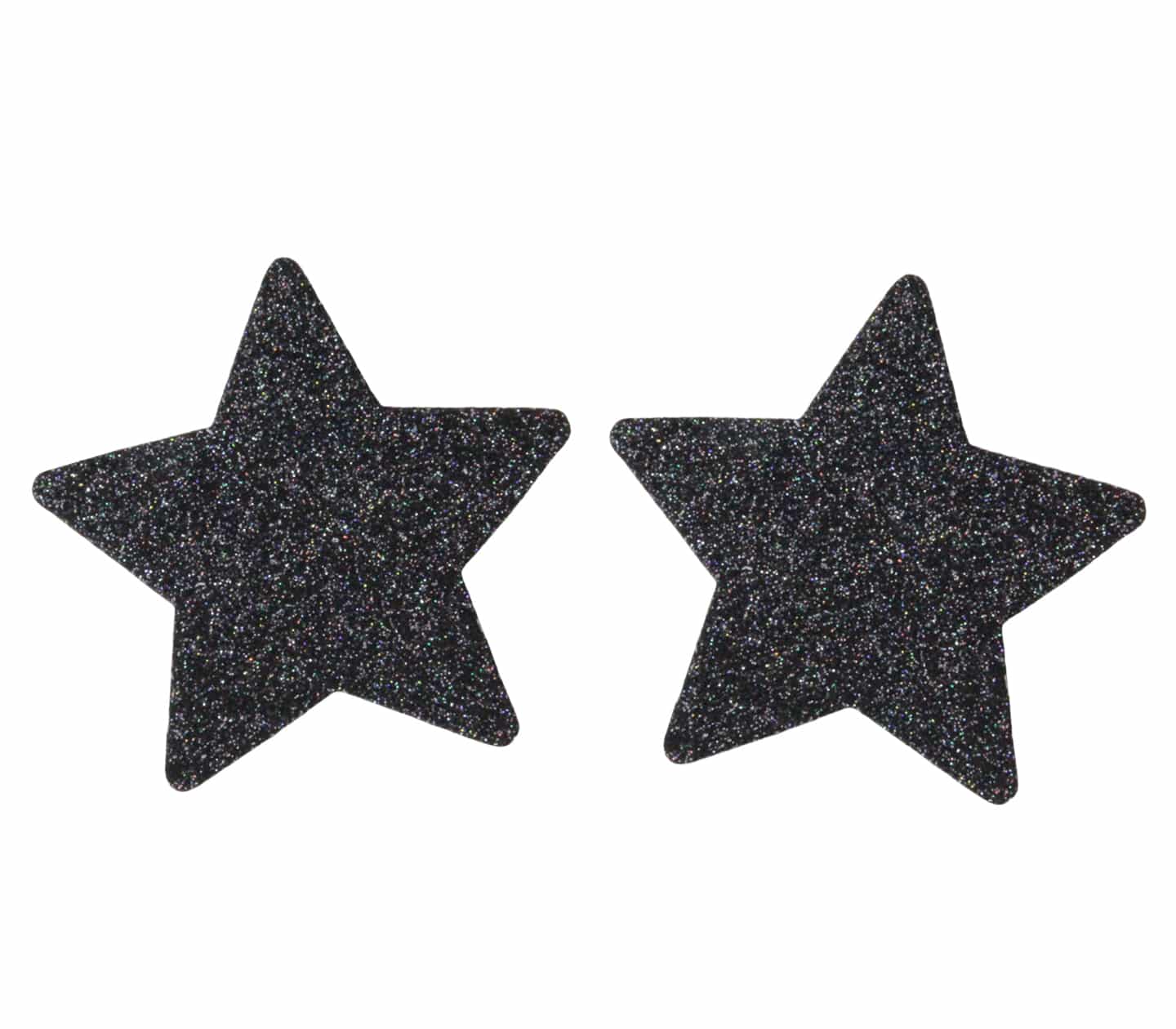 Love In Leather Glitter Star Nipple Covers - MULITPLE COLOURS