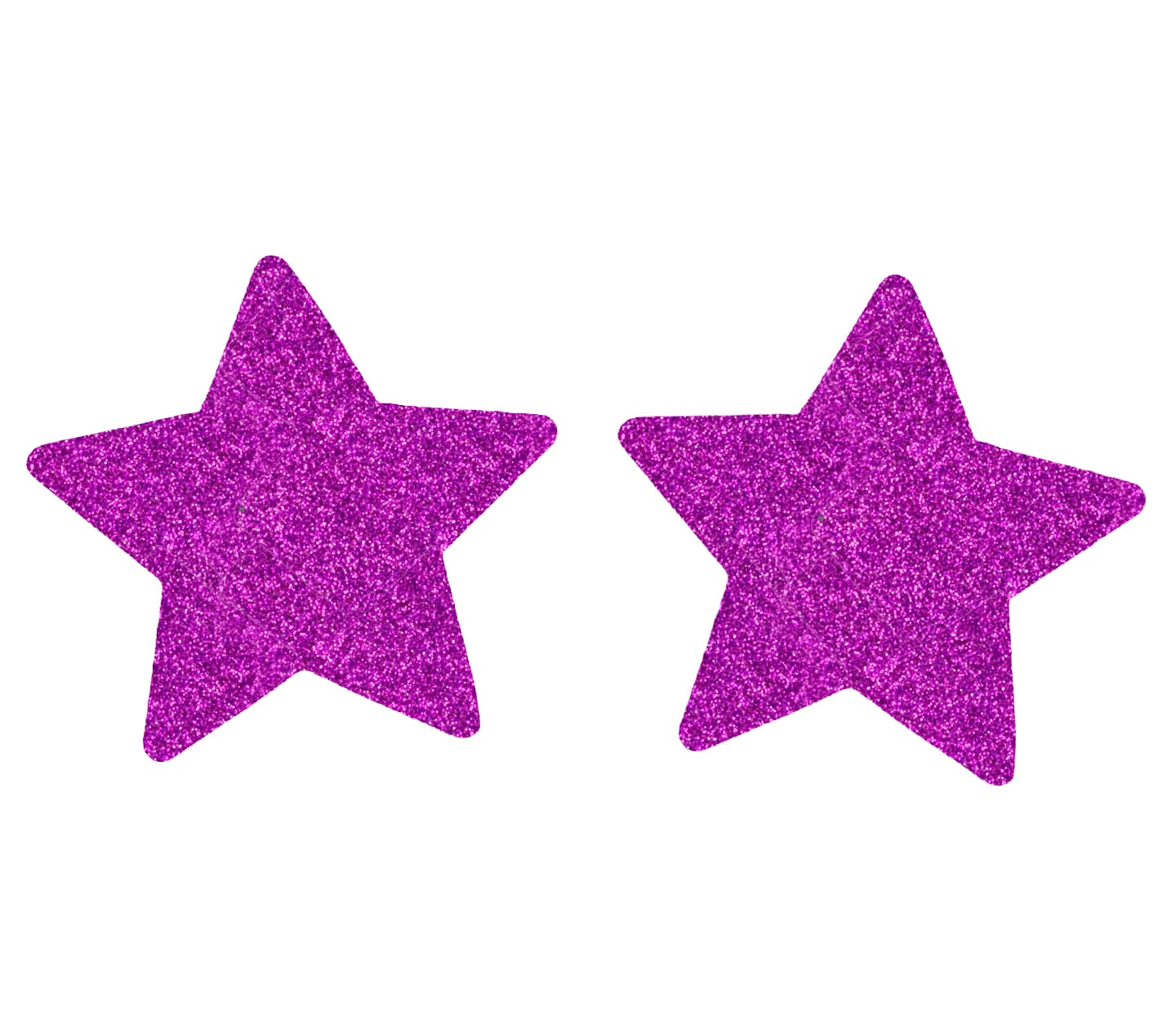 Love In Leather Glitter Star Nipple Covers - MULITPLE COLOURS