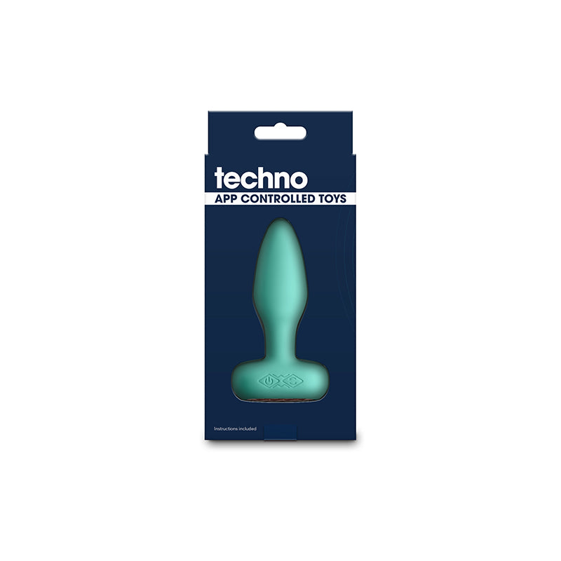 NS Novelties Techno - Prism Teal 10.9cm Butt Plug with App Control