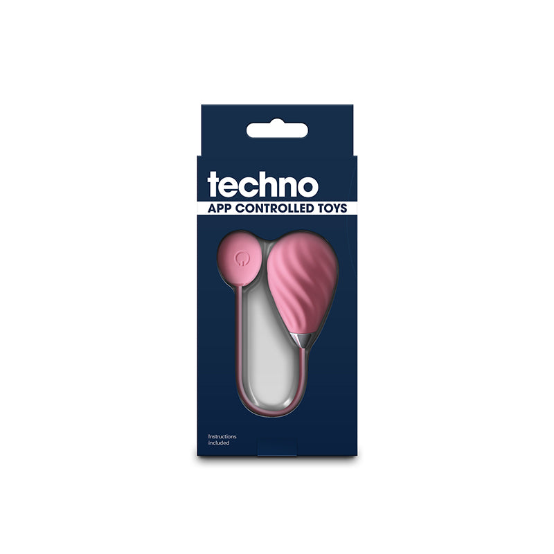 NS Novelties Techno - Kandi Pink Vibrating Egg with App Control