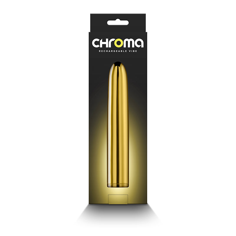 NS Novelties | Chroma - Metallic Gold 17cm USB Rechargeable Vibrator