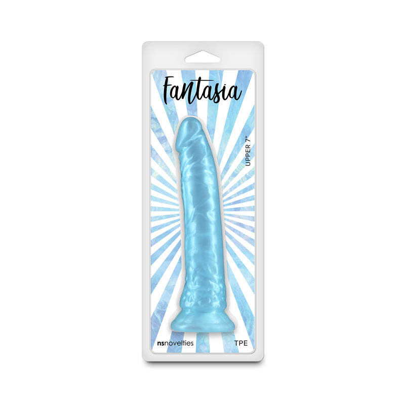 NS Novelties Fantasia - Upper 7" - Turquoise Pearlescent Blue 20.5cm Dildo