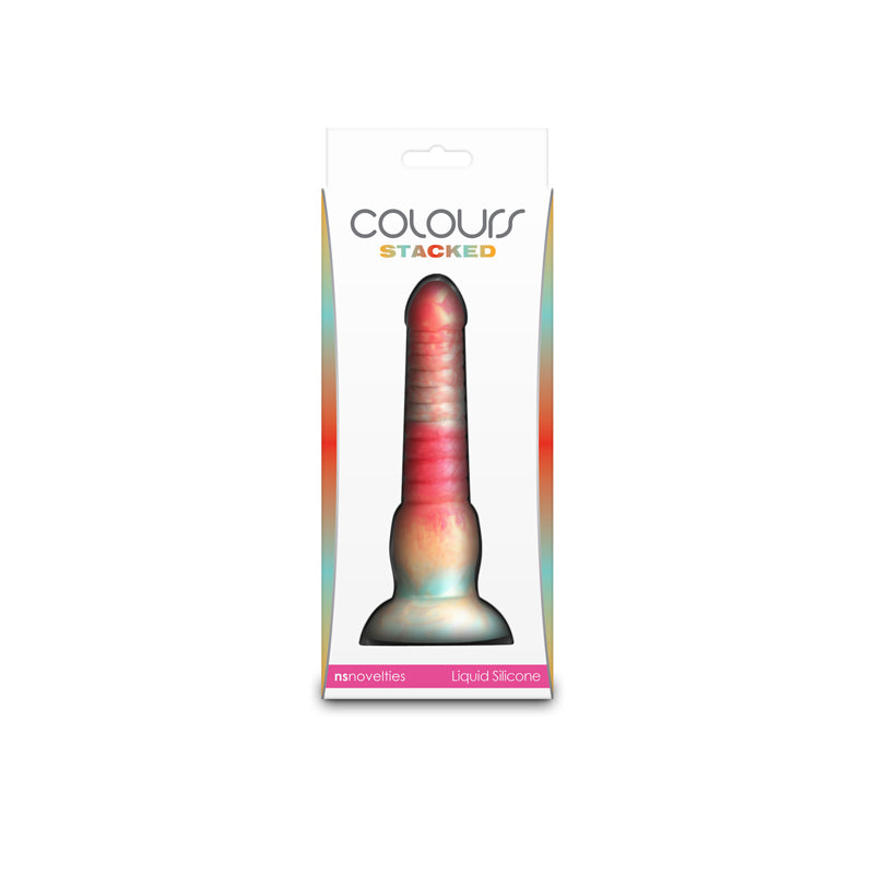 NS Novelties | Colours Stacked - 6" Dildo - Red/Gold 16cm Fantasy Dildo