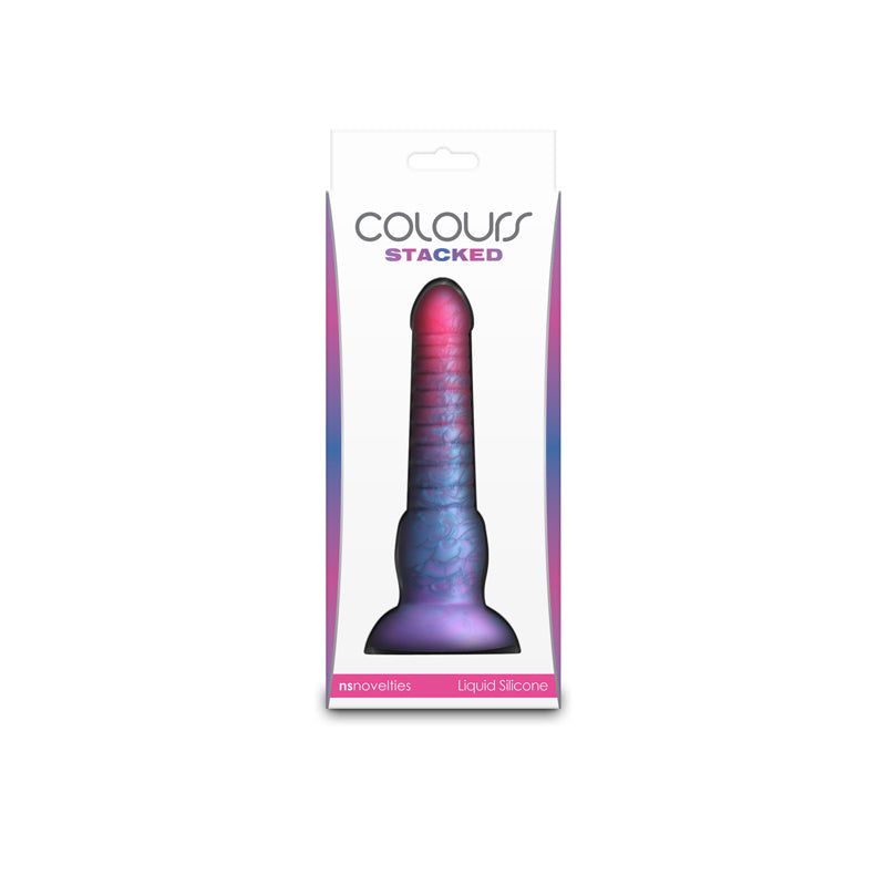 NS Novelties | Colours Stacked - 6" Dildo - Pink/Blue 16cm Fantasy Dildo