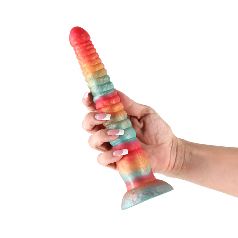 NS Novelties | Colours Stacked - 9" Dildo - Red/Gold 16cm Fantasy Dildo