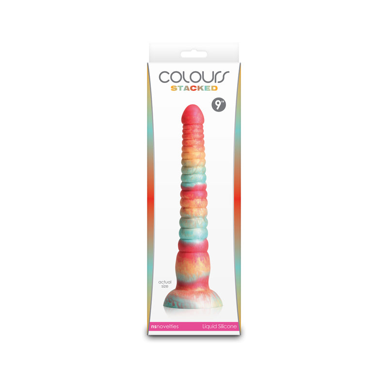 NS Novelties | Colours Stacked - 9" Dildo - Red/Gold 16cm Fantasy Dildo