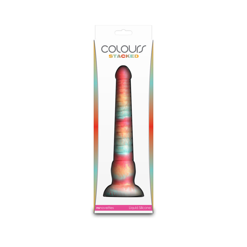 NS Novelties | Colours Stacked - 9" Dildo - Red/Gold 16cm Fantasy Dildo