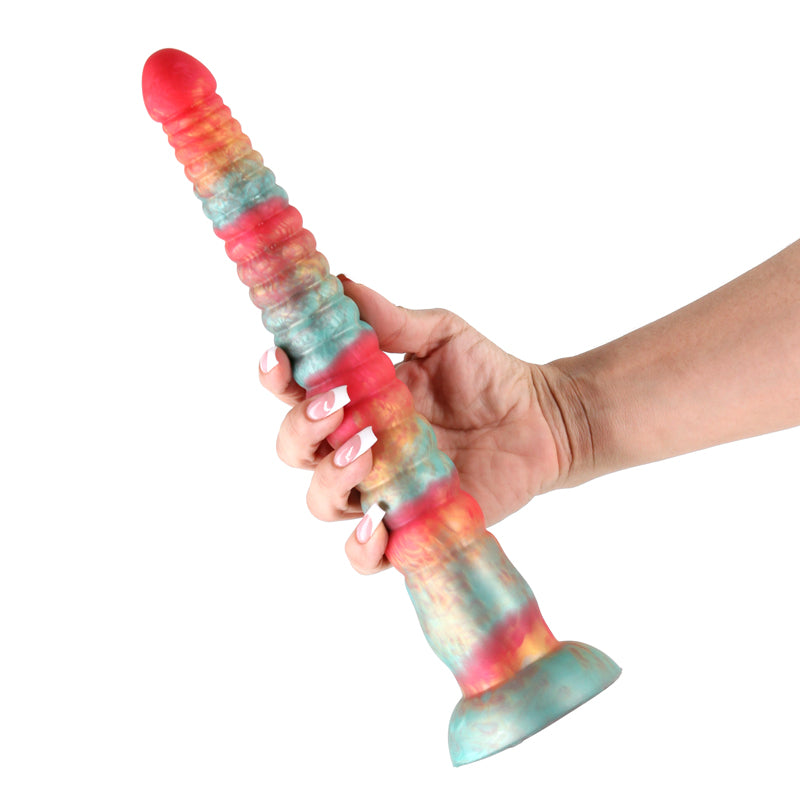 NS Novelties | Colours Stacked - 12" Dildo - Red/Gold 16cm Fantasy Dildo
