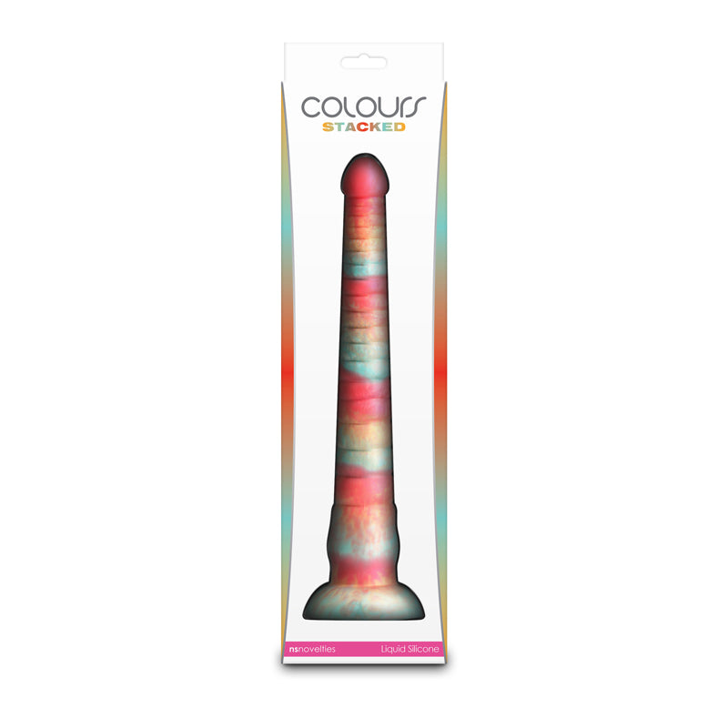 NS Novelties | Colours Stacked - 12" Dildo - Red/Gold 16cm Fantasy Dildo