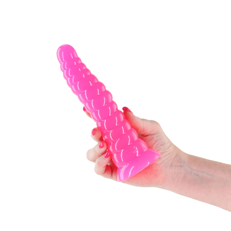NS Novelties Firefly - Nymph - Glow in Dark Pink 18.8cm Dildo