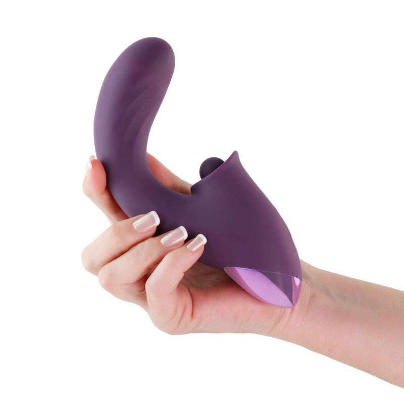 NS Novelties INYA Caprice - Purple Vibrator with Clitoral Thumper