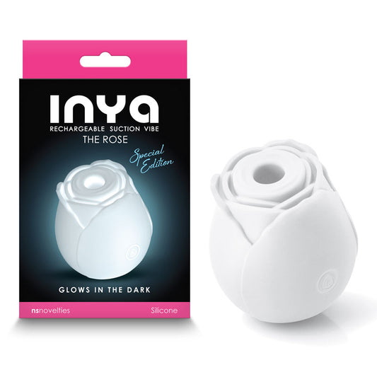 NS Novelties INYA The Rose - Glow In The Dark Clitoral Air Pulsation Stimulator