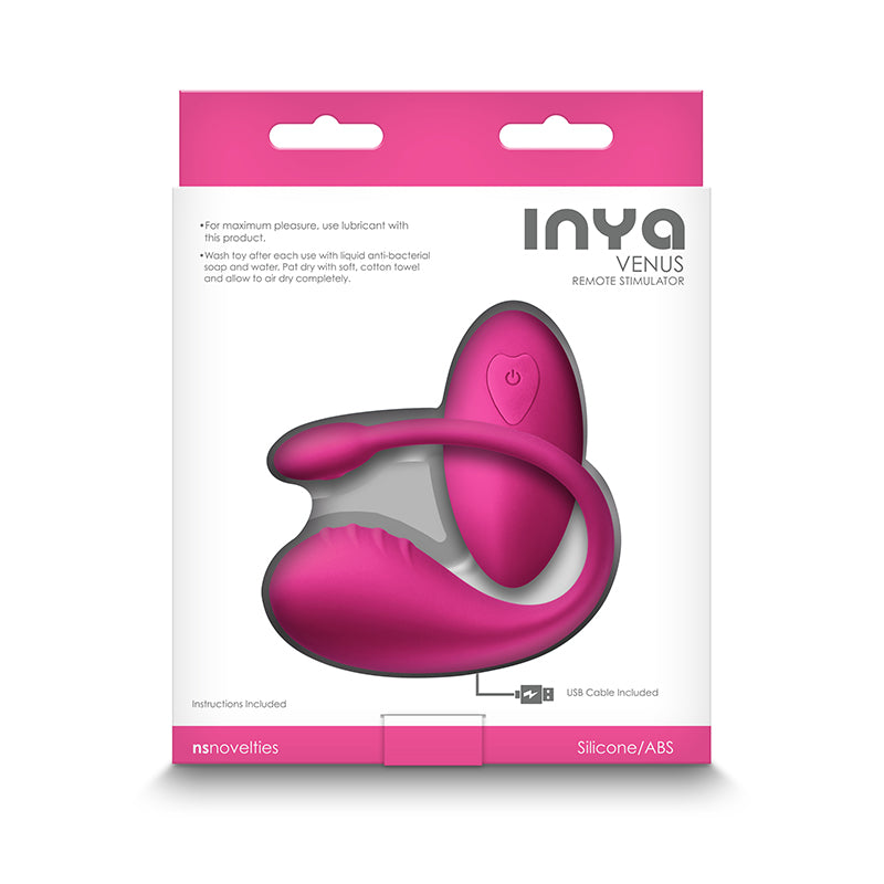 NS Novelties INYA Venus - Pink Remote Stimulator with Remote