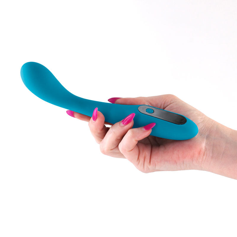 NS Novelties INYA Technica - Teal 19.2cm USB Rechargeable Warming Vibrator