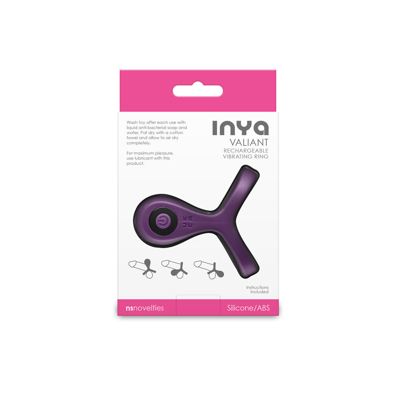 NS Novelties INYA Valiant - Berry Vibrating Cock Ring