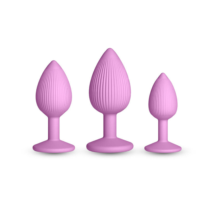 NS Novelties INYA Triple Ace Kit - Pink Butt Plugs - Set of 3 Sizes
