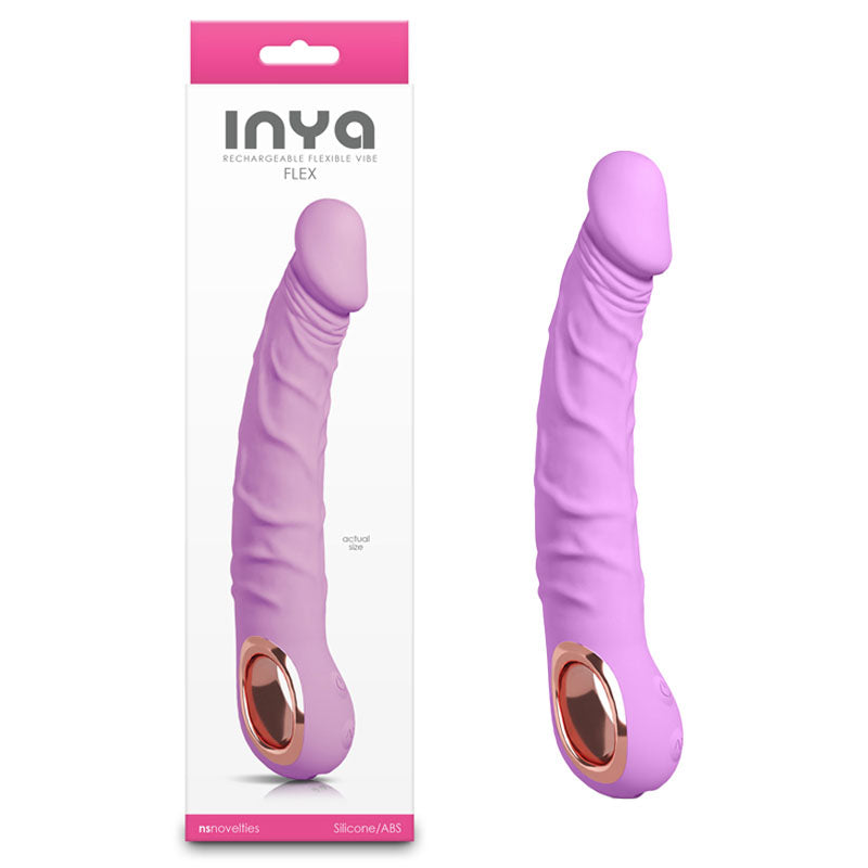 NS Novelties INYA Flex - Bubblegum 22cm USB Rechargeable Vibrator