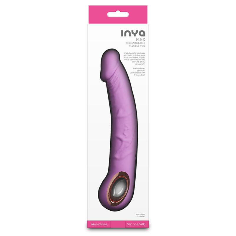 NS Novelties INYA Flex - Bubblegum 22cm USB Rechargeable Vibrator