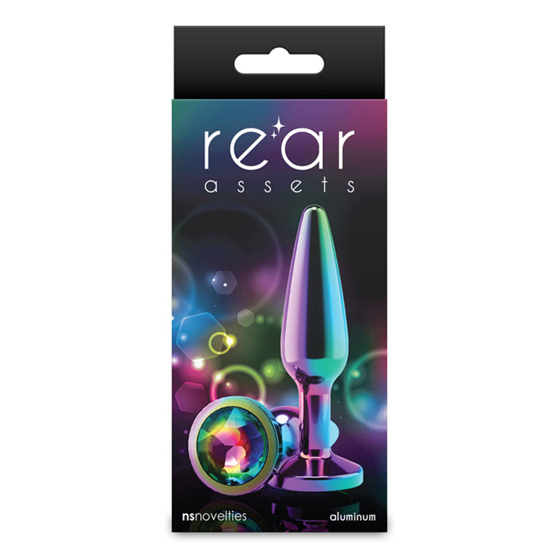 NS Novelties Rear Assets Tapered - Medium - Multicolour 9.98cm Butt Plug