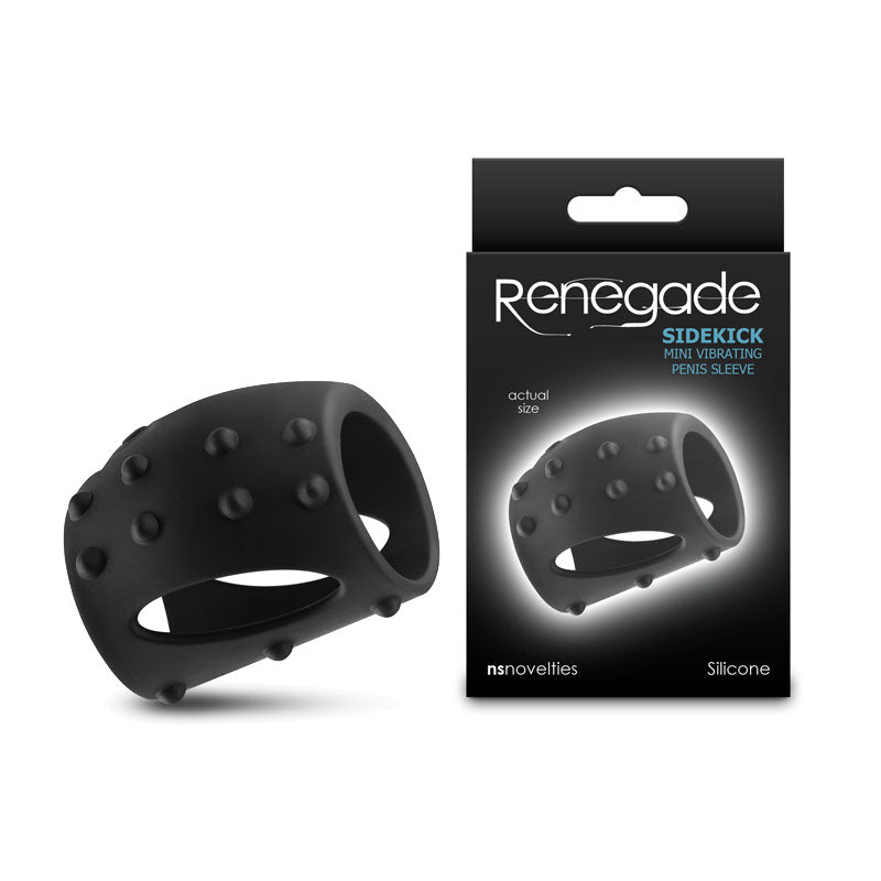 NS Novelties | Renegade Sidekick - Black USB Rechargeable Vibrating Penis Cage