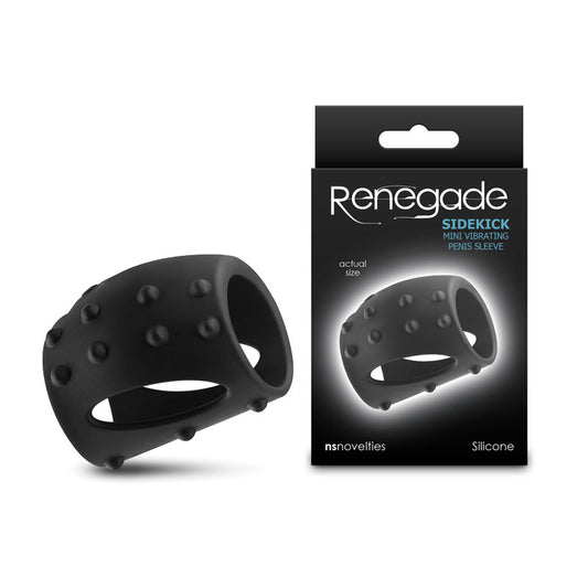 NS Novelties | Renegade Sidekick - Black USB Rechargeable Vibrating Penis Cage