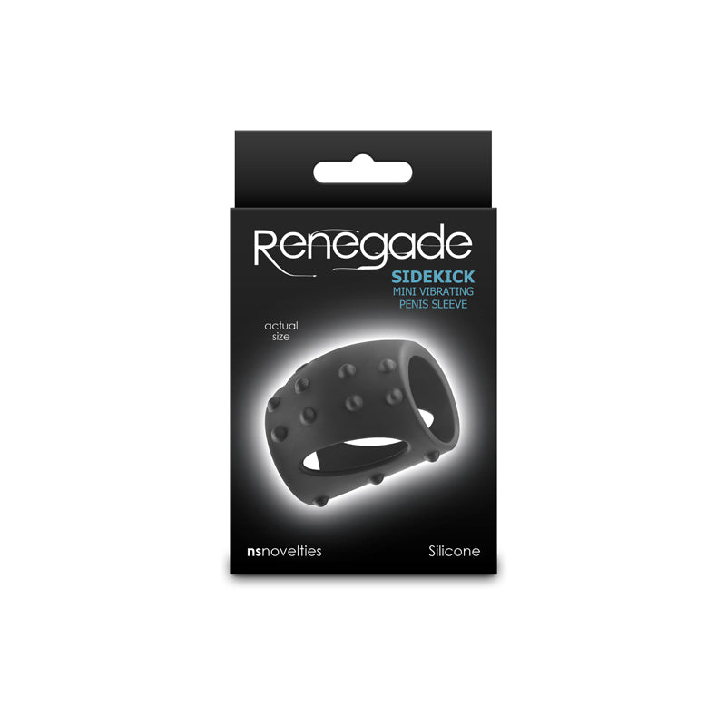 NS Novelties | Renegade Sidekick - Black USB Rechargeable Vibrating Penis Cage