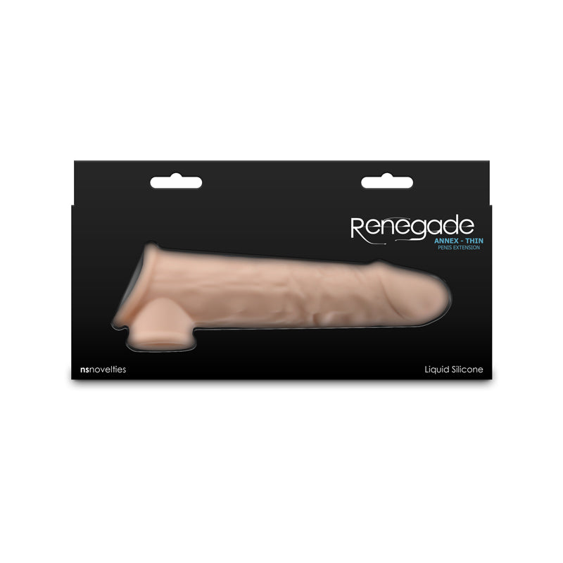NS Novelties | Renegade Annex - Thin - Flesh 19.4cm Penis Extender Sleeve