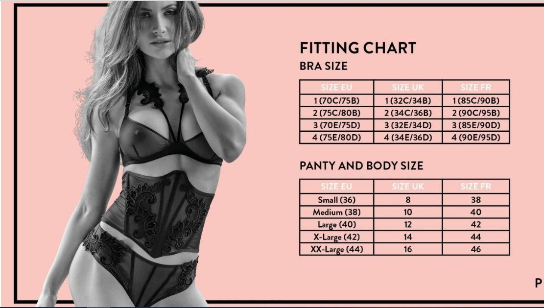 Noir Inviting Tulle G-String Black Size S/M/L