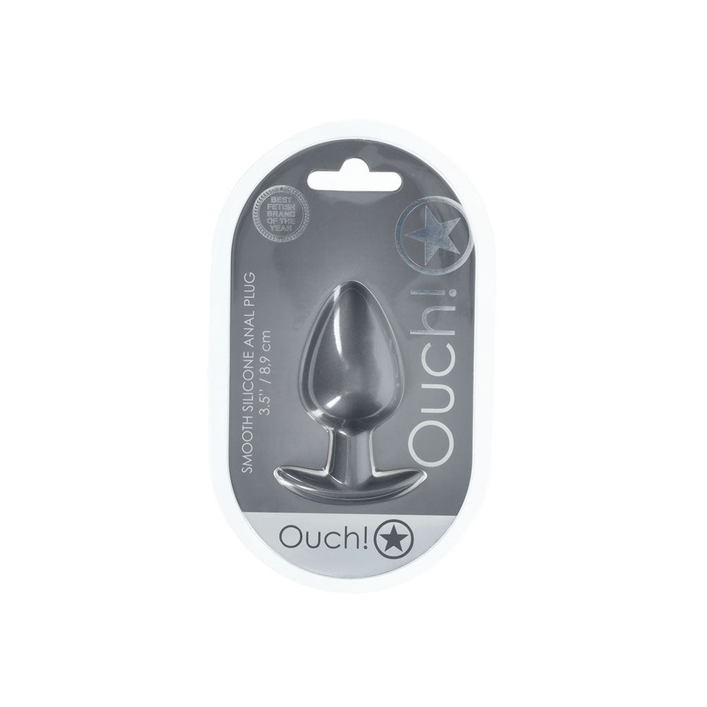 Shots Toys | OUCH! Anal Plug - Large - Gun Metal