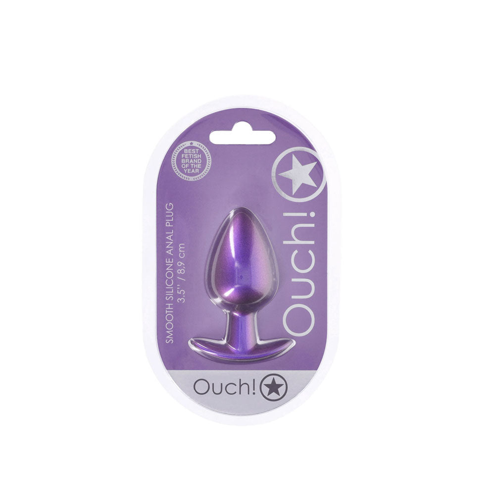 Shots Toys | OUCH! Anal Plug - Large - Metallic Purple