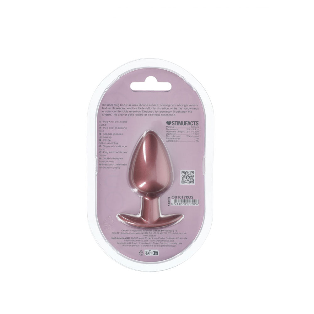 Shots Toys | OUCH! Anal Plug - Large - Rose Gold