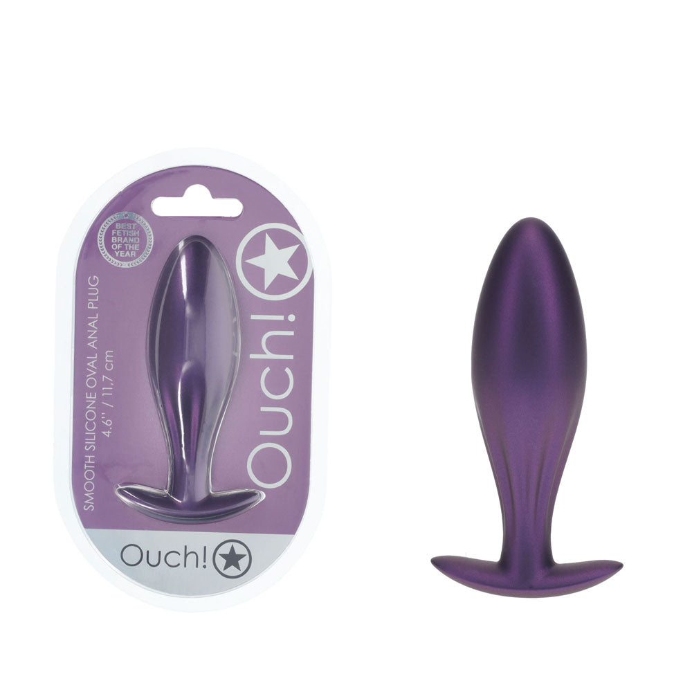 Shots Toys | OUCH! Oval Anal Plug - Metallic Purple