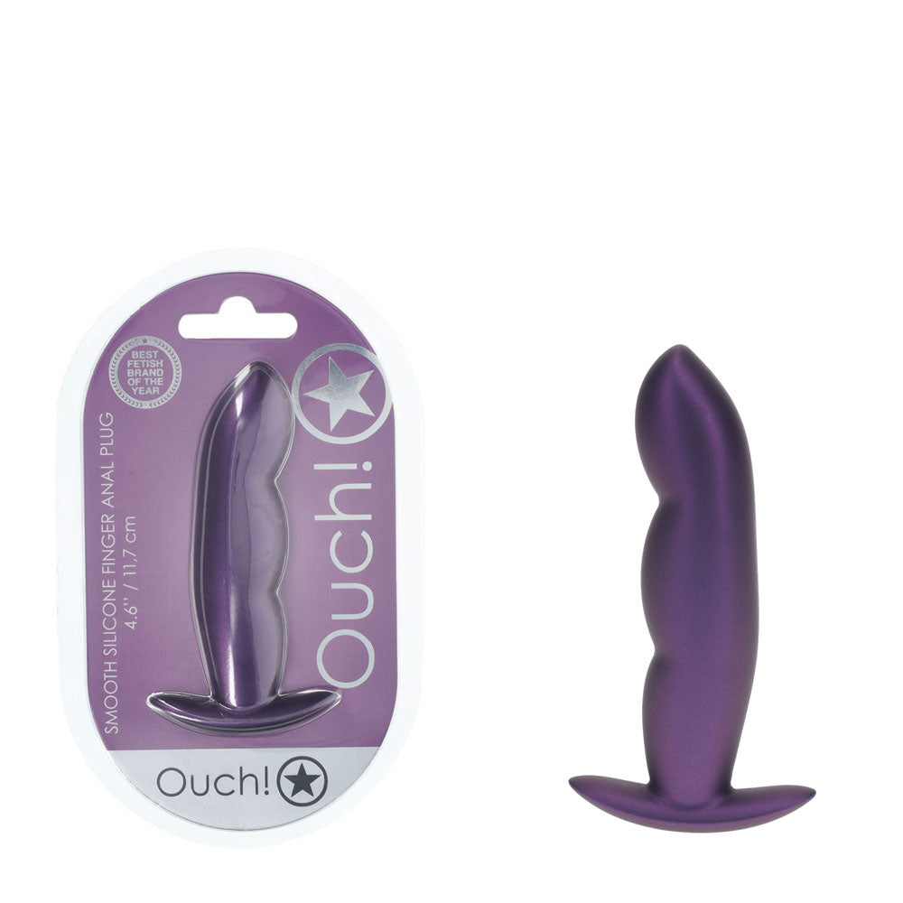 Shots Toys | OUCH! Finger Anal Plug - Metallic Purple