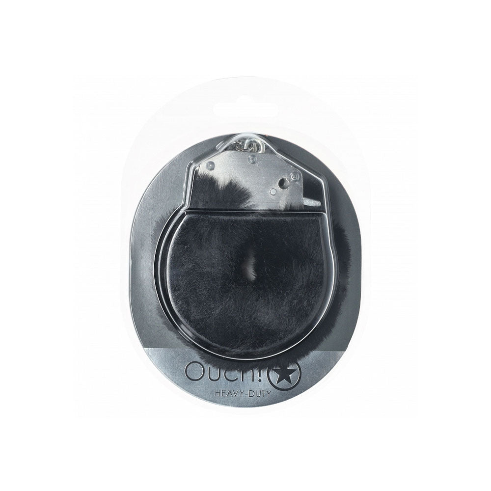 Shots Toys | OUCH! Heavy-Duty Fluffy Cuffs - Black