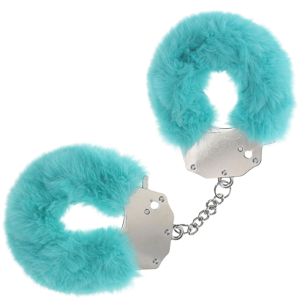 Shots Toys | OUCH! Heavy-Duty Fluffy Cuffs - Blue