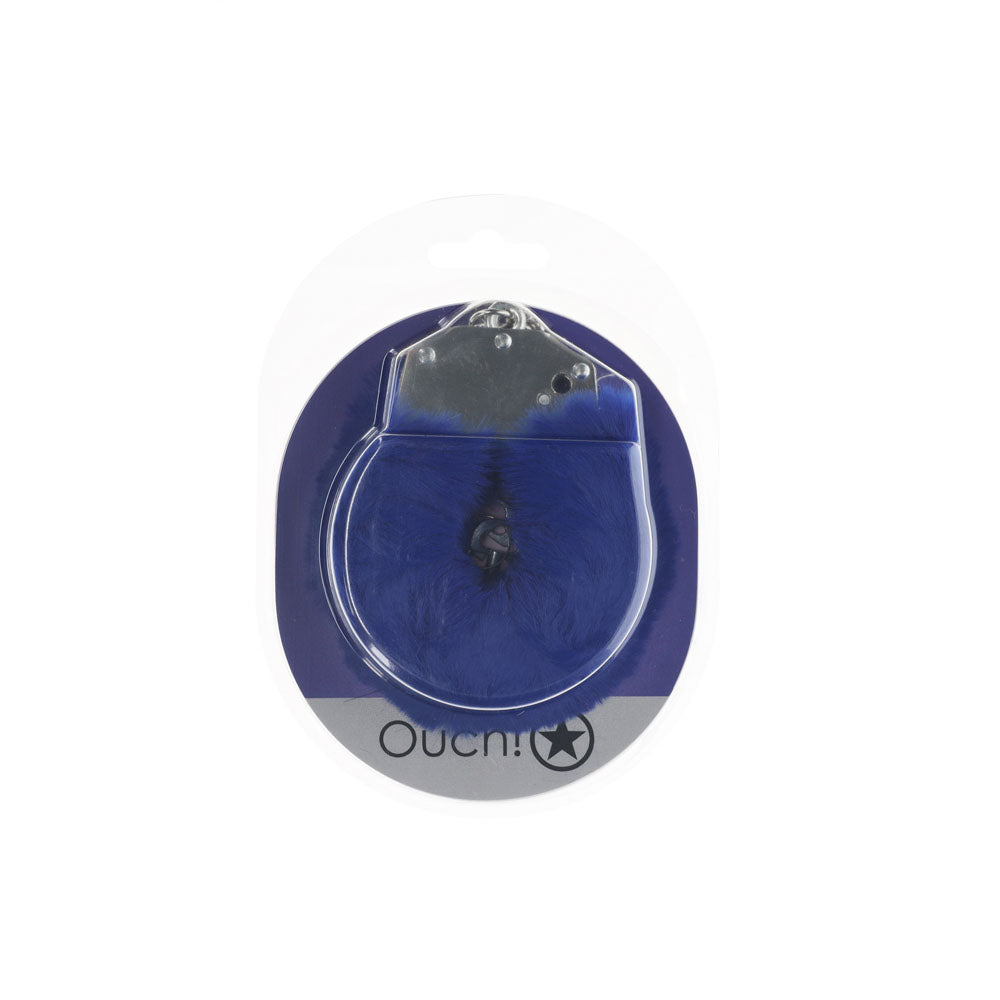 Shots Toys | OUCH! Heavy-Duty Fluffy Cuffs - Navy