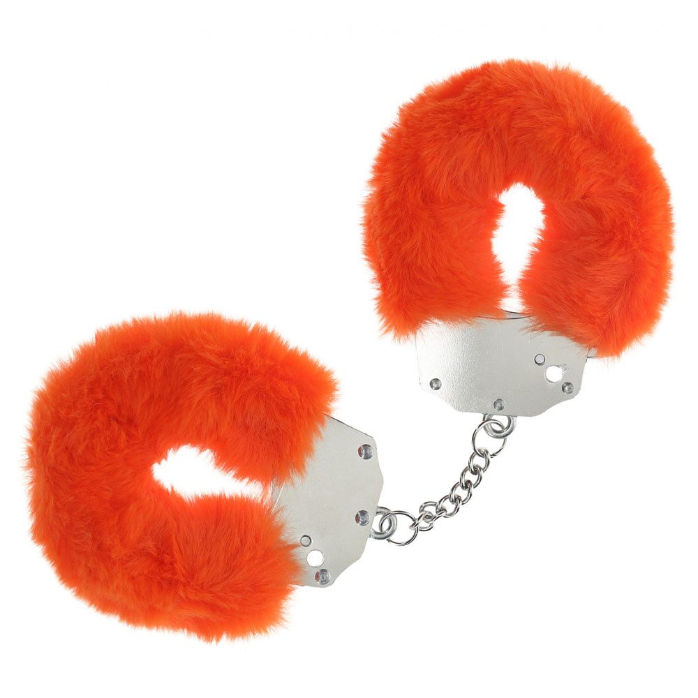 Shots Toys | OUCH! Heavy-Duty Fluffy Cuffs - Orange