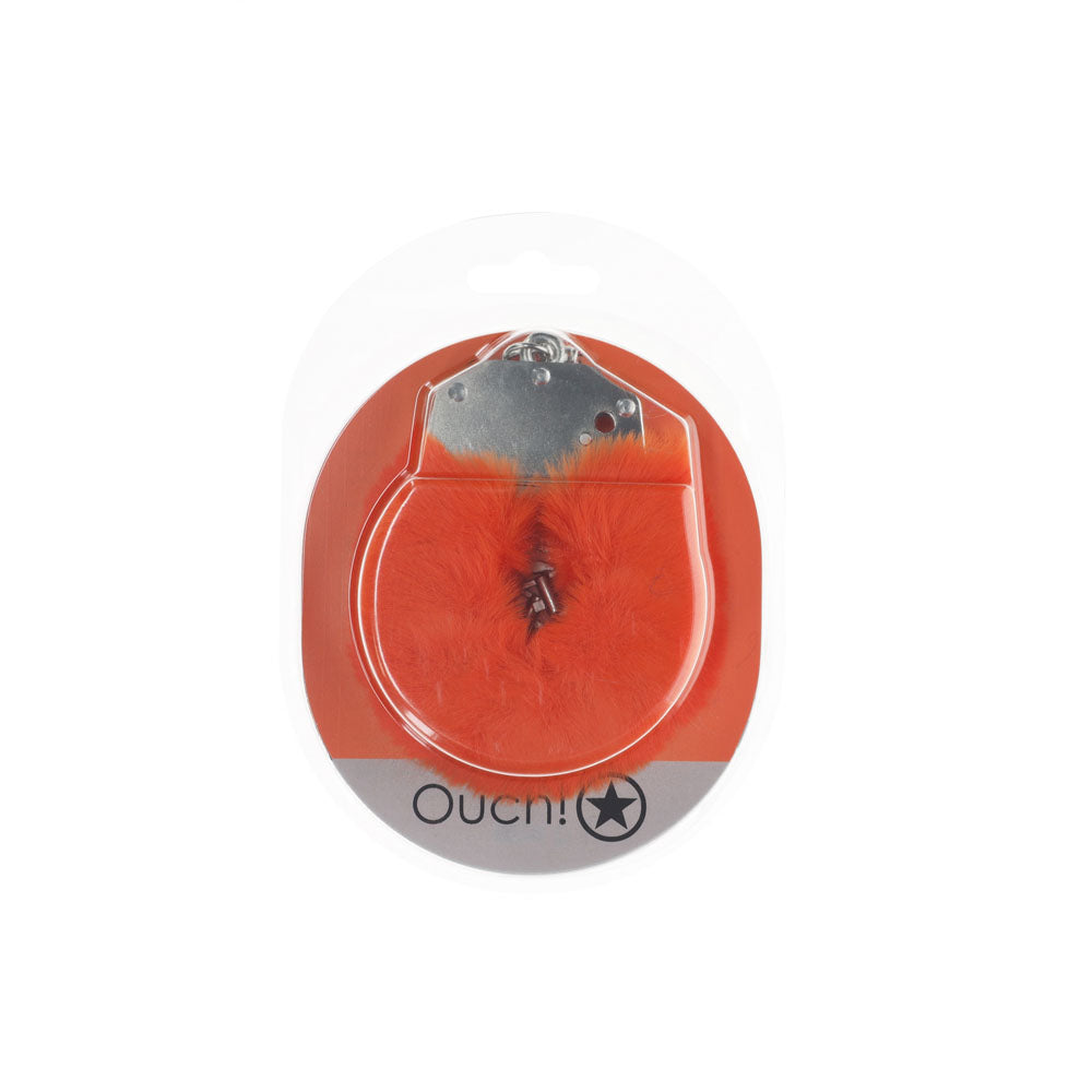 Shots Toys | OUCH! Heavy-Duty Fluffy Cuffs - Orange