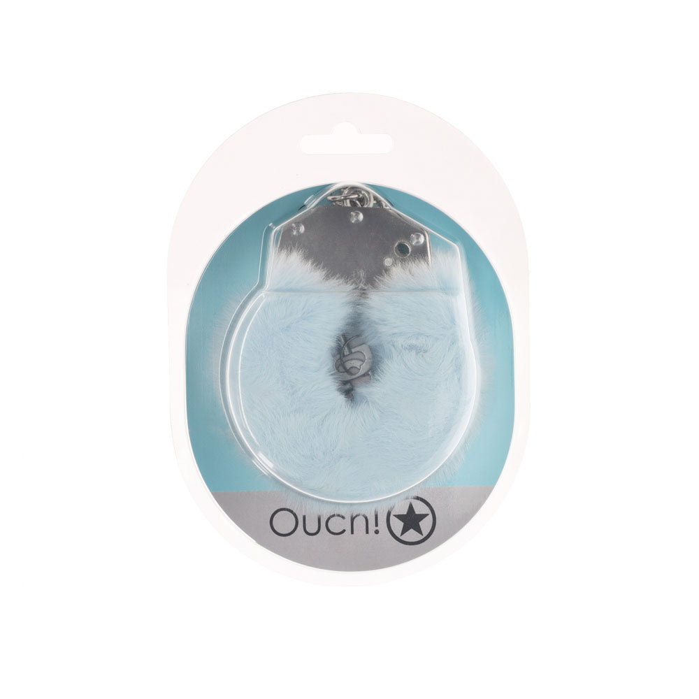 Shots Toys | OUCH! Heavy-Duty Fluffy Cuffs - Powder Blue