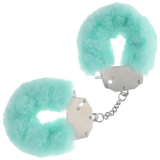 Shots Toys | OUCH! Heavy-Duty Fluffy Cuffs - Powder Green