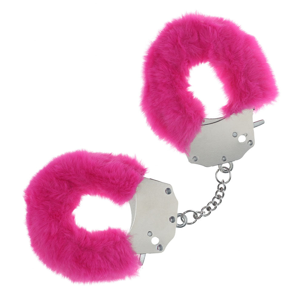 Shots Toys | OUCH! Heavy-Duty Fluffy Cuffs - Pink