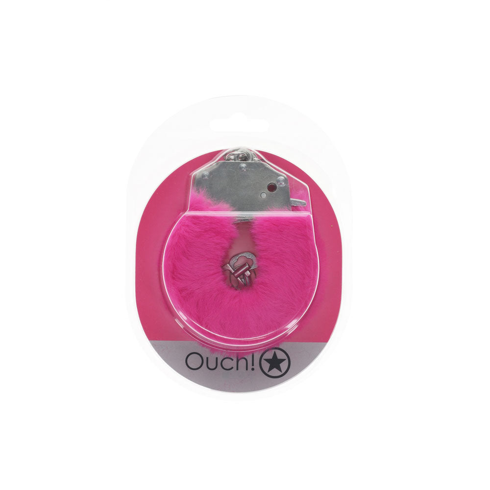 Shots Toys | OUCH! Heavy-Duty Fluffy Cuffs - Pink