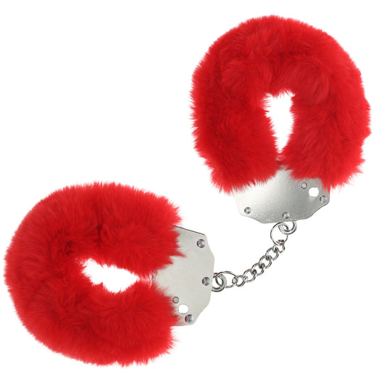 Shots Toys | OUCH! Heavy-Duty Fluffy Cuffs - Red