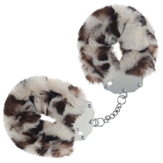 Shots Toys | OUCH! Heavy-Duty Fluffy Cuffs - Snow Leopard